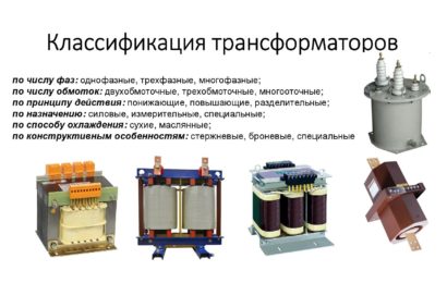 Трансформаторы тока, их виды