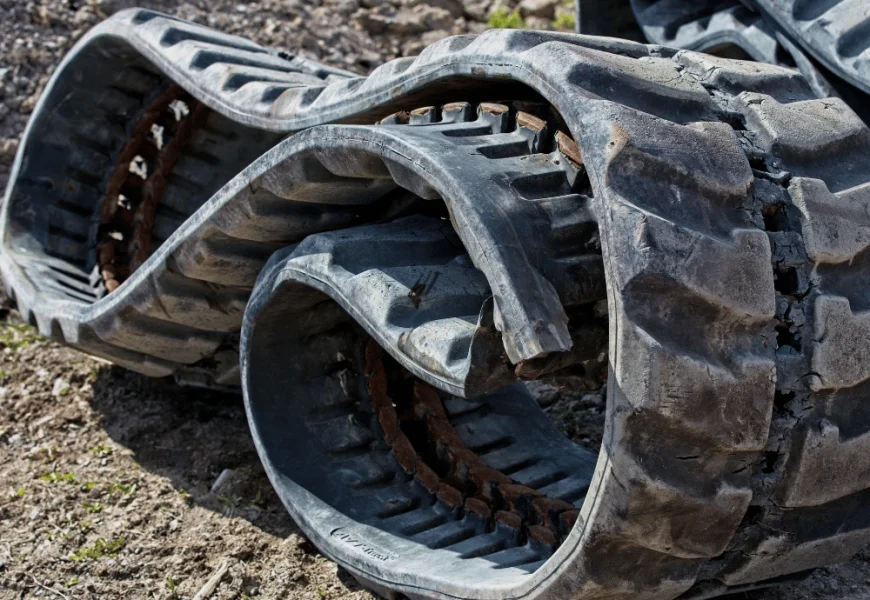 Резиновые гусеницы против стальных: что лучше для строительной и сельхозтехники